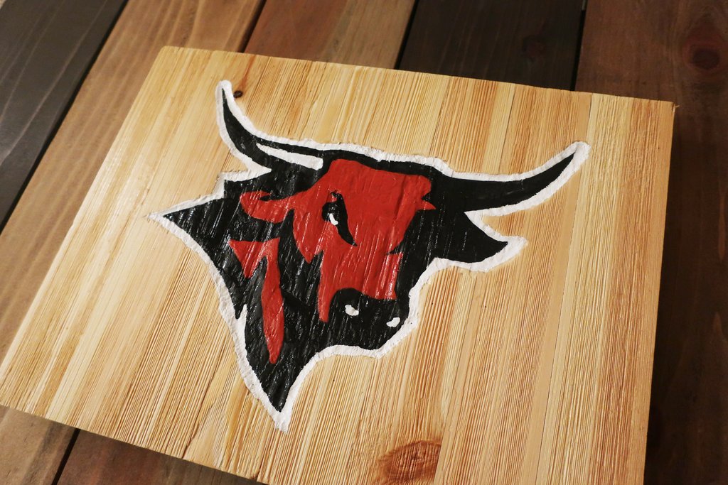 Use a Stencil to Create a Hand-Carved Logo Sign