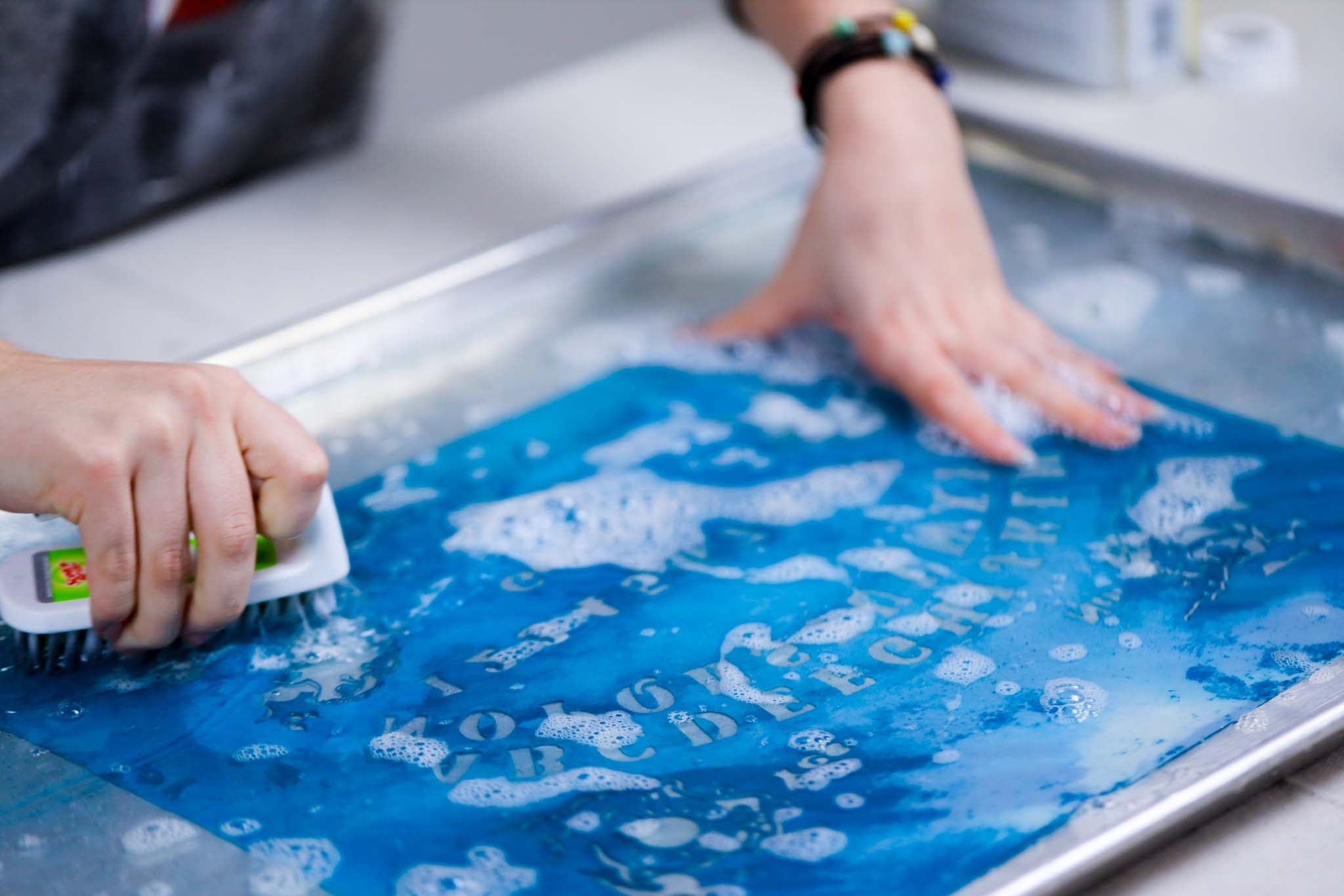Cleaning Mylar Stencil