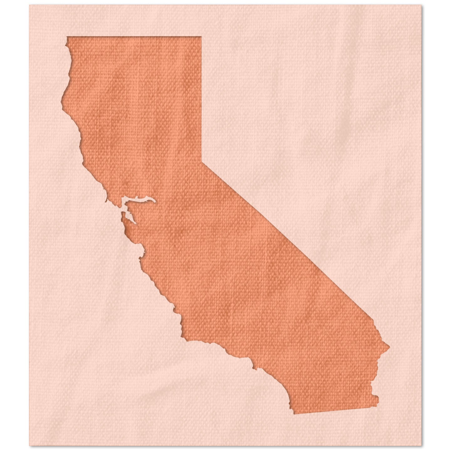 California shape Stencil