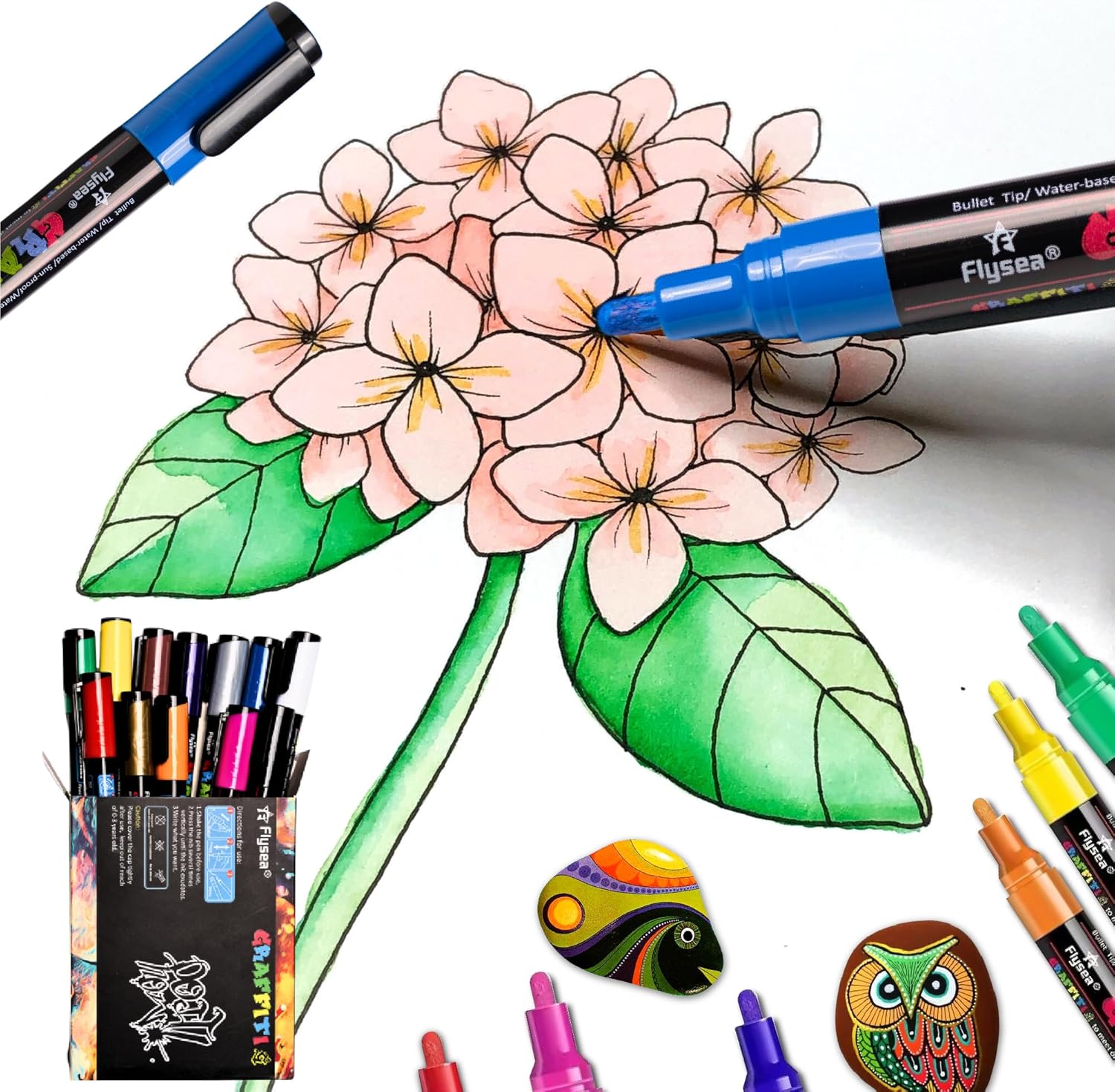 Acrylic Paint Markers Set