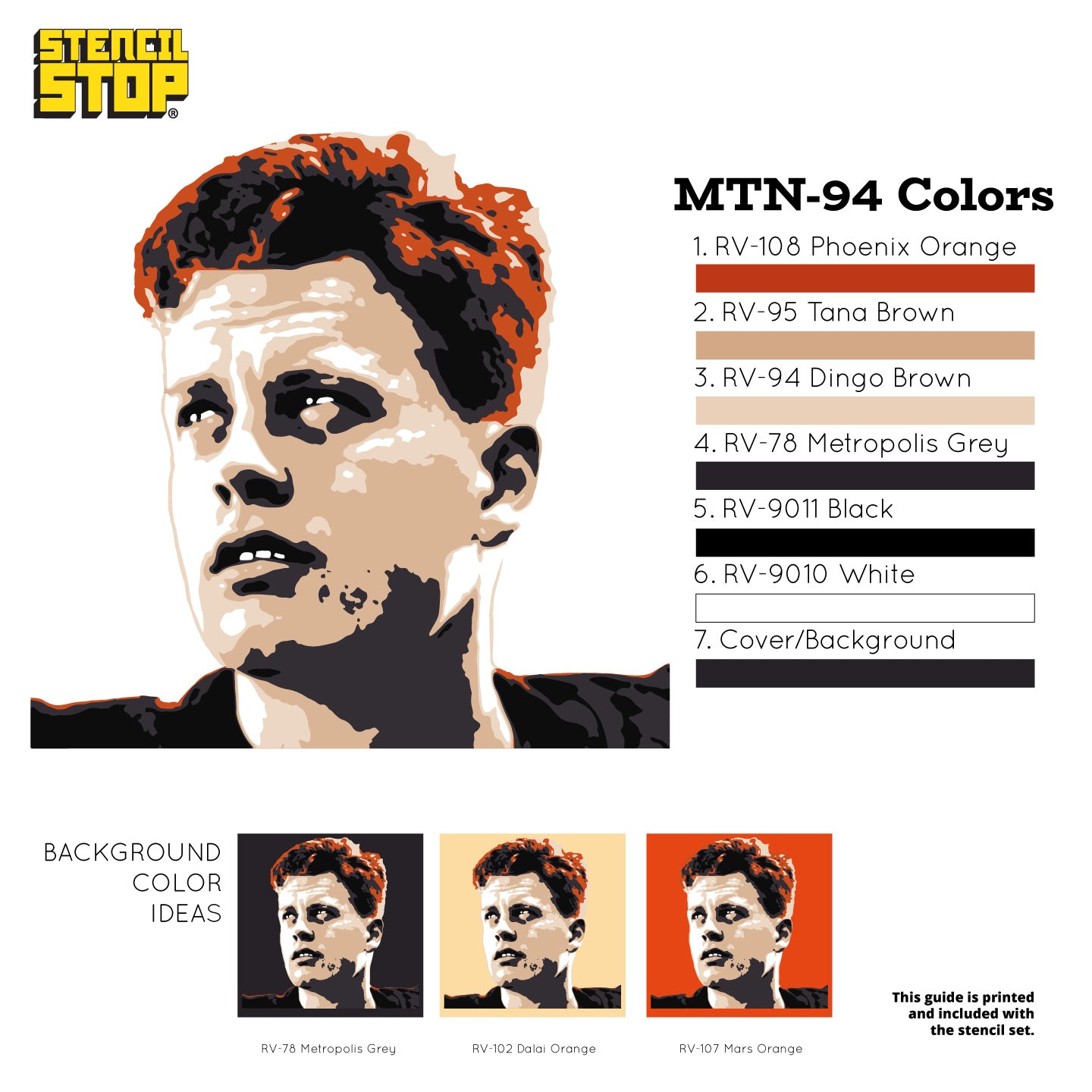 Joe Burrow "Looking Ahead" Layered Stencil Set