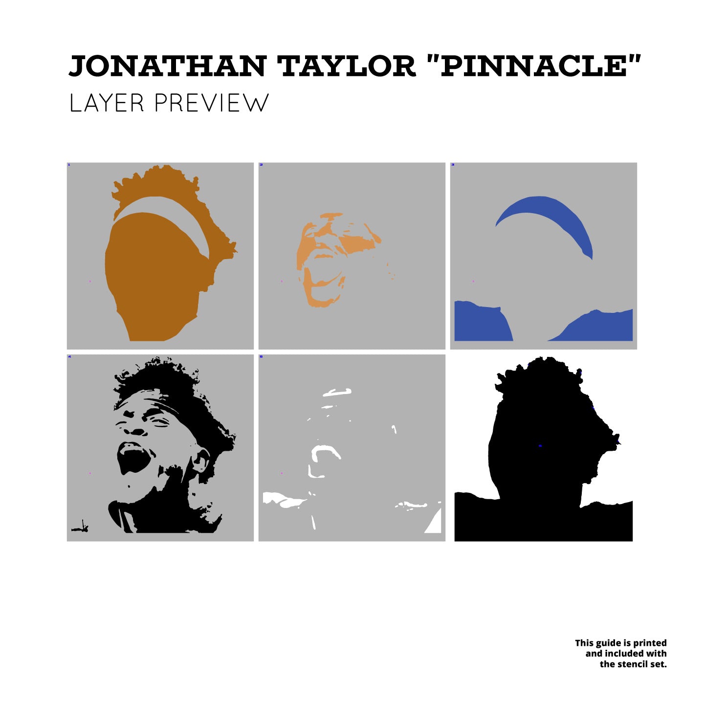 Jonathan Taylor "Pinnacle" Layered Stencil Set