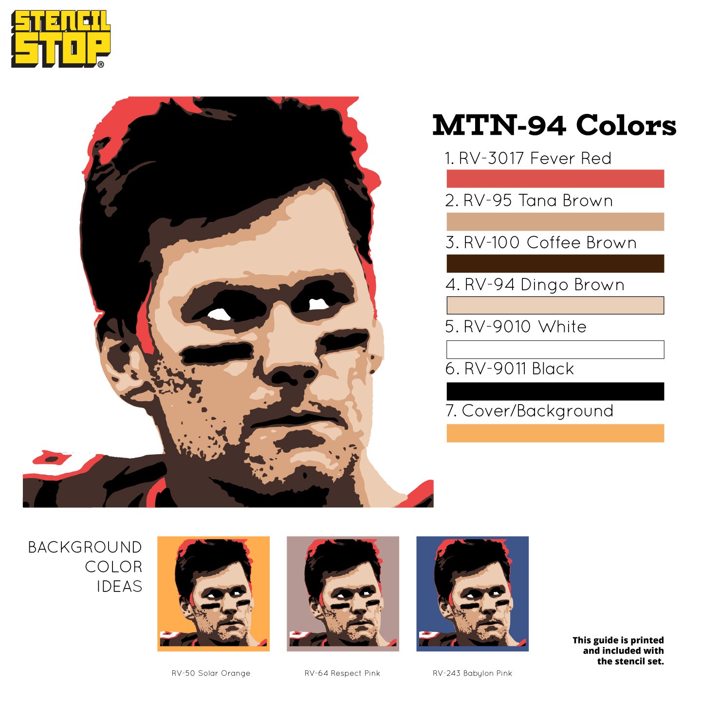 Tom Brady "Motivation" Layered Stencil Set
