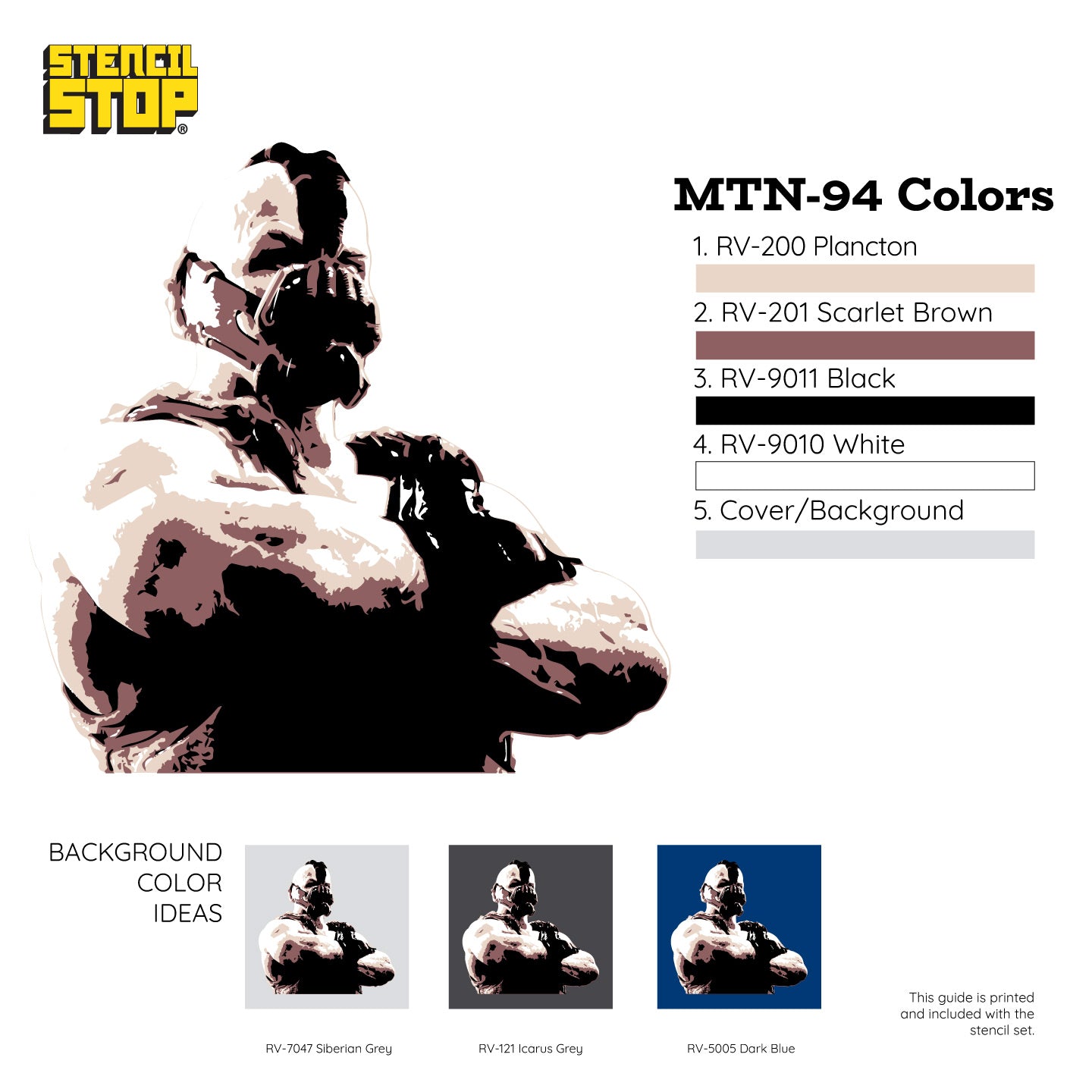 Conjunto de plantillas de capas Bane "The Dark Night Rises"