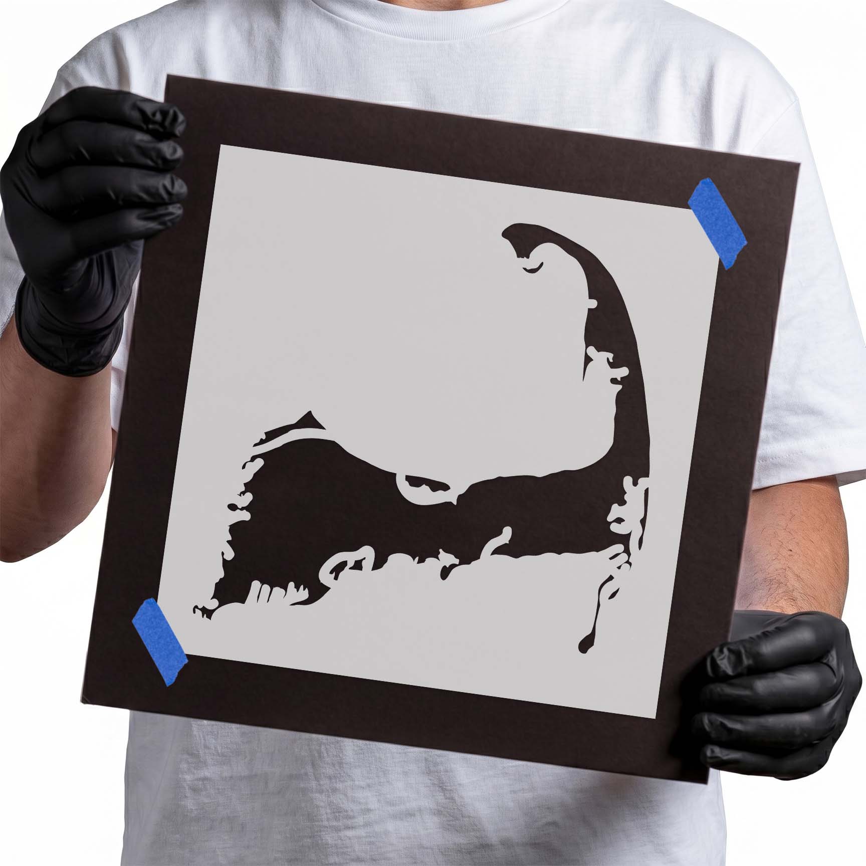 Cape Cod Outline Stencil