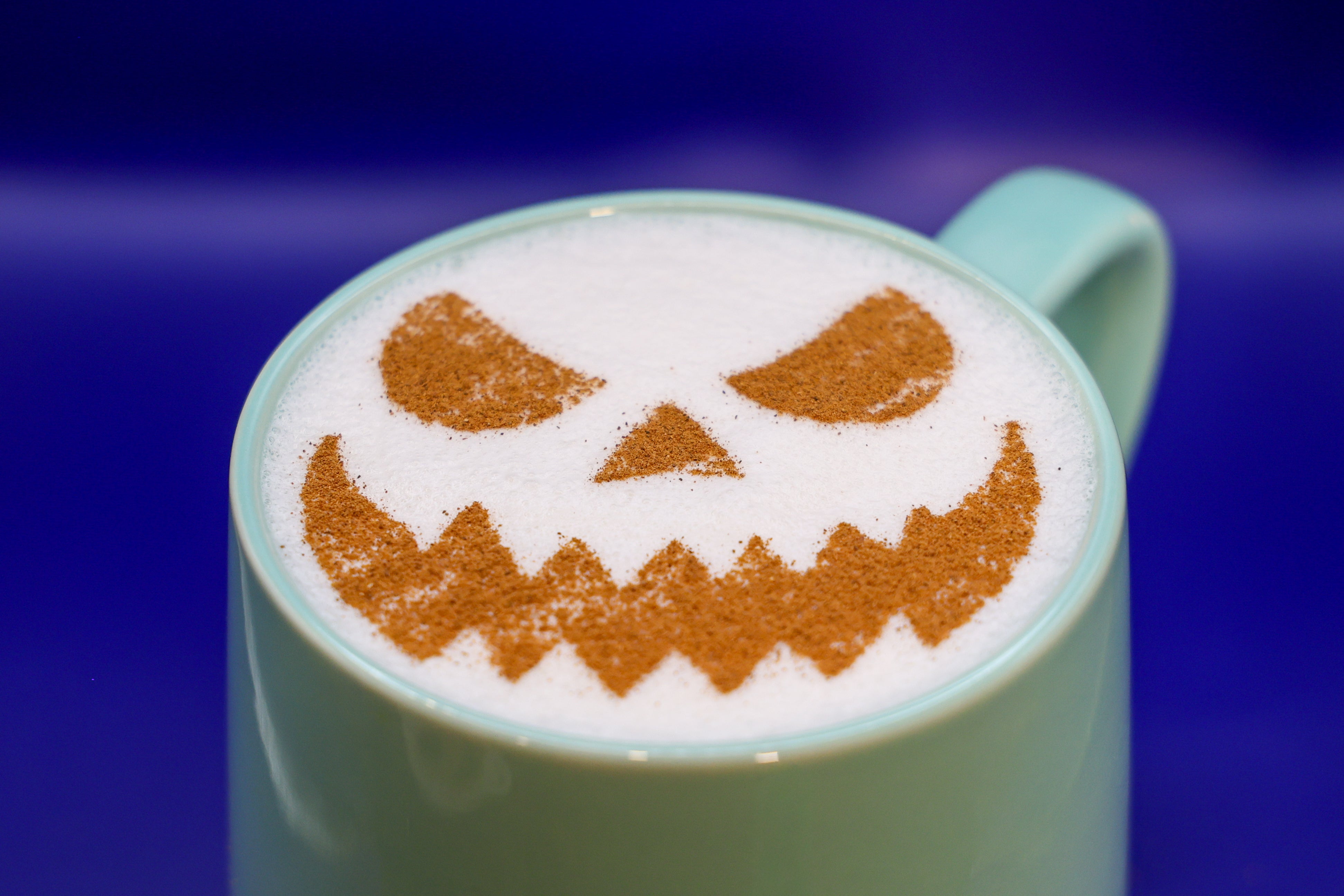 Spooky Pumpkin Coffee Stencils