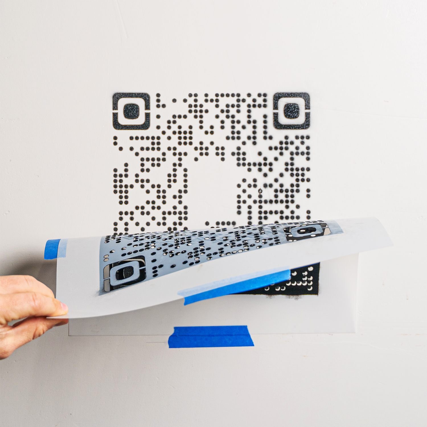 Custom QR Code Stencils