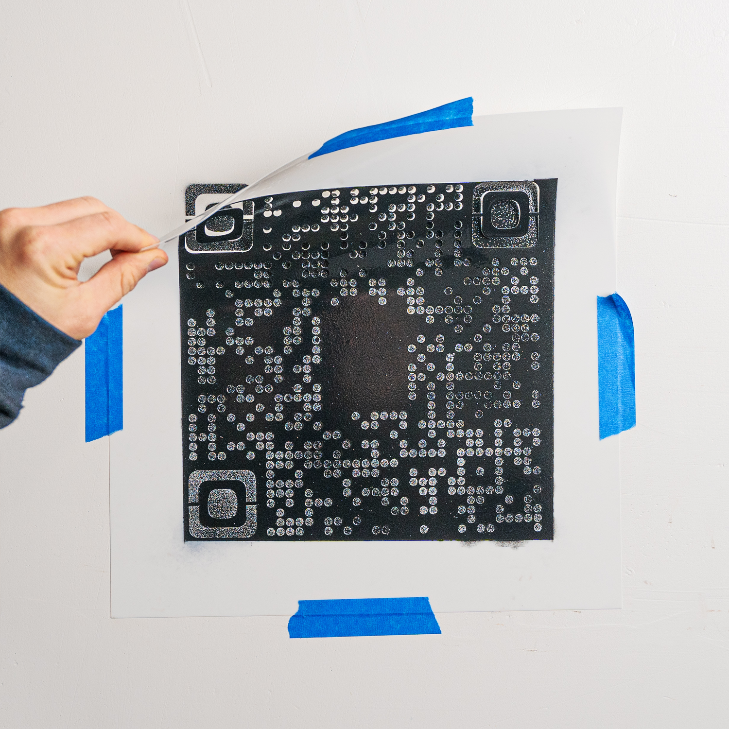 Custom QR Code Stencils