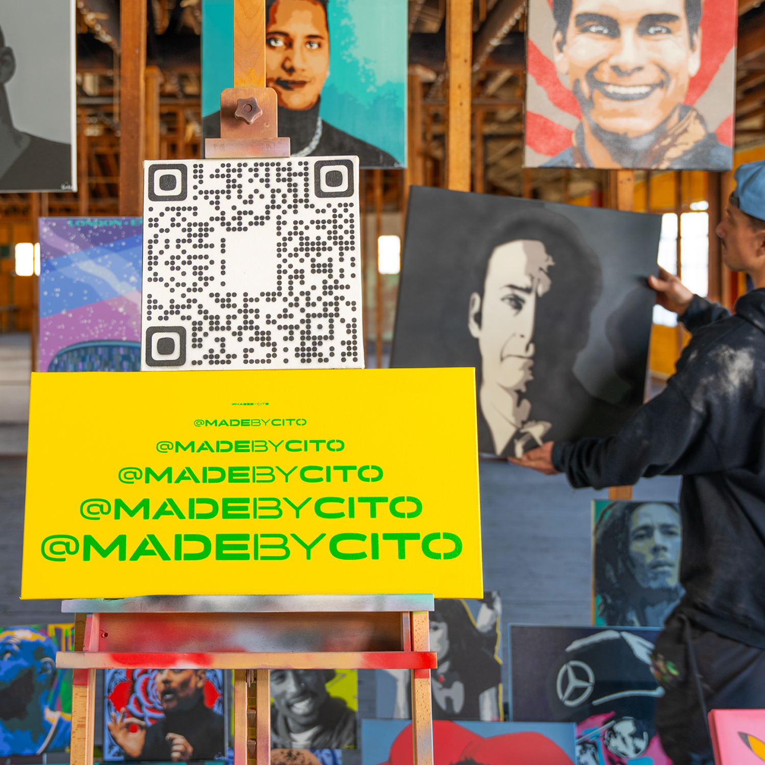 Custom QR Code Stencils