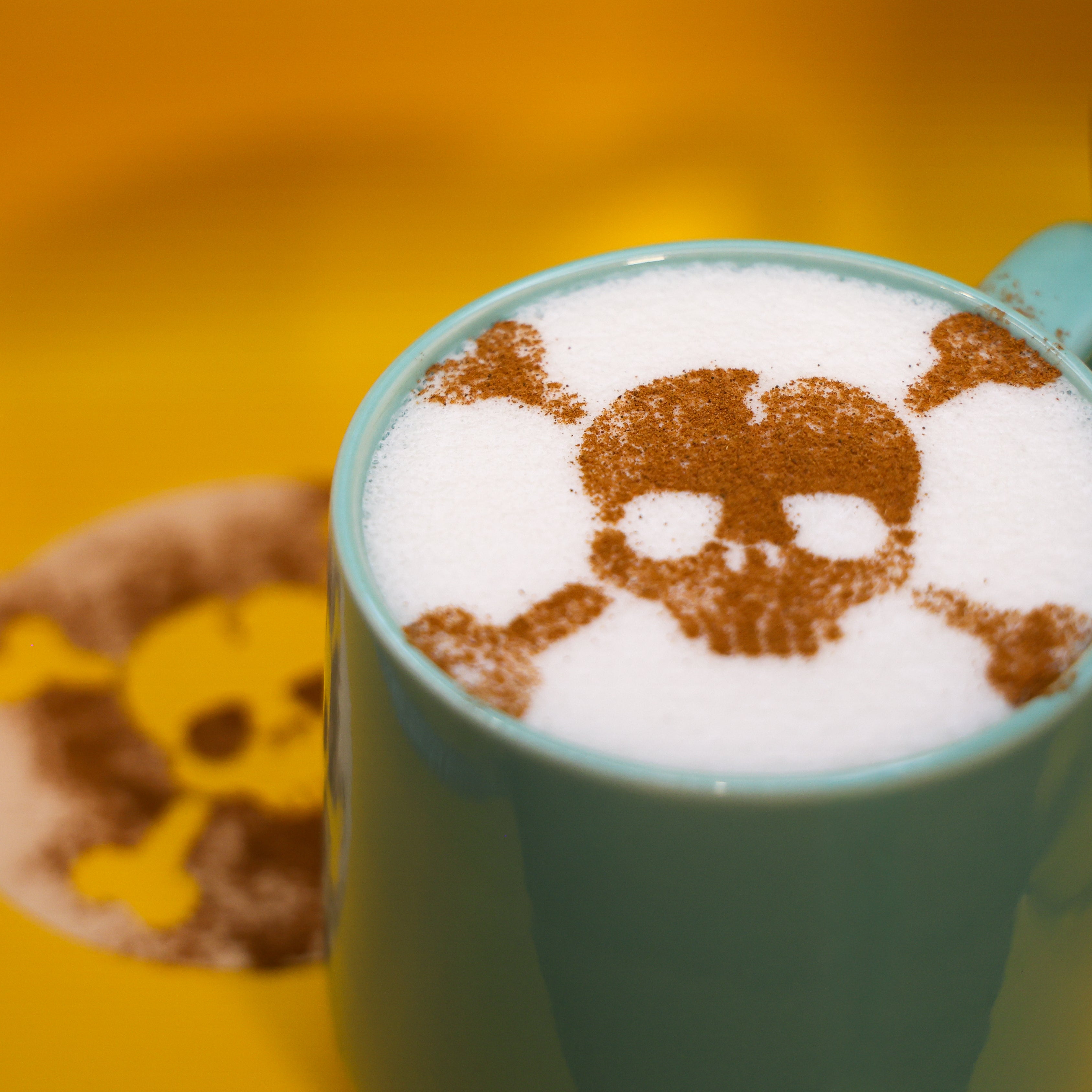 Halloween Coffee Stencils