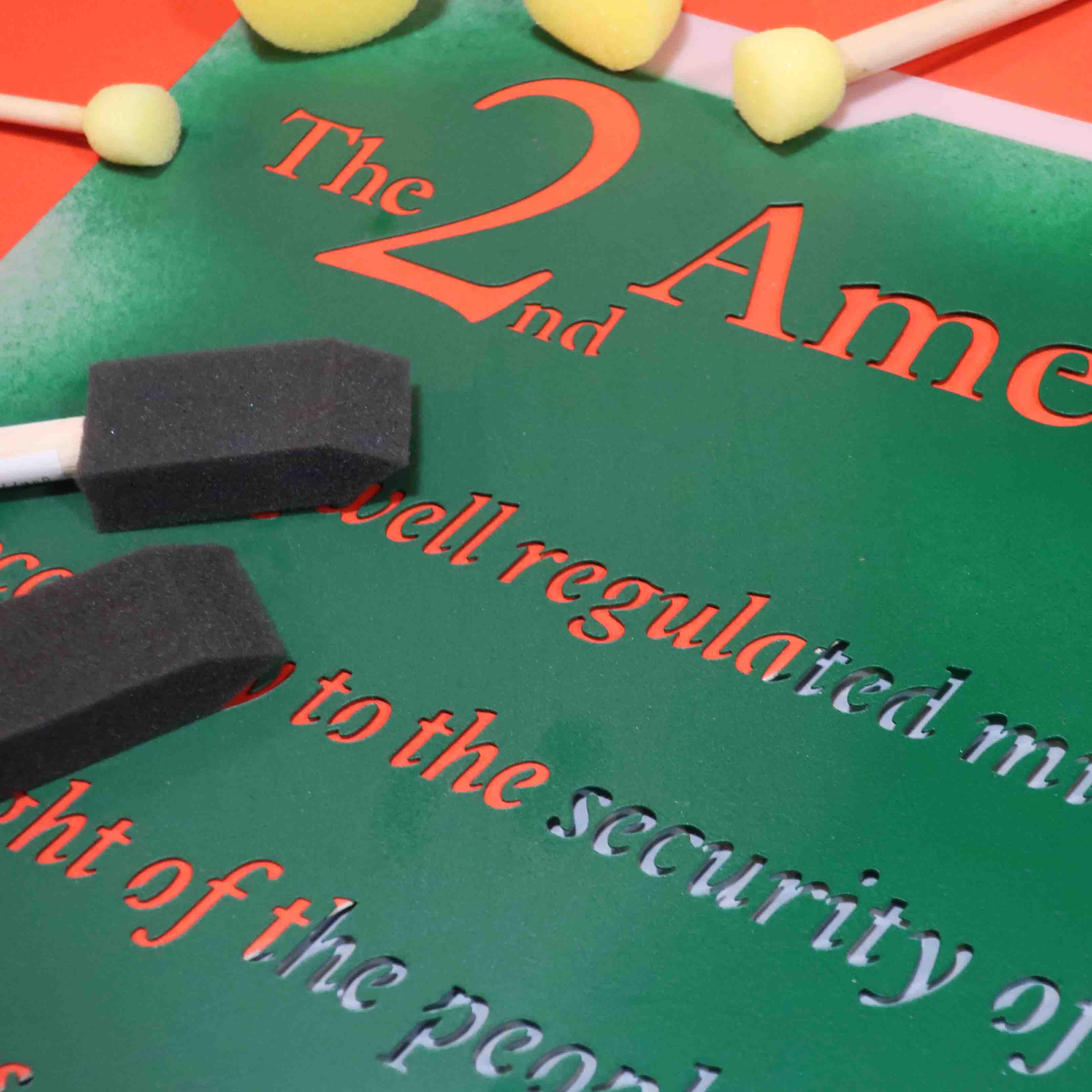 2nd Amendment Stencil