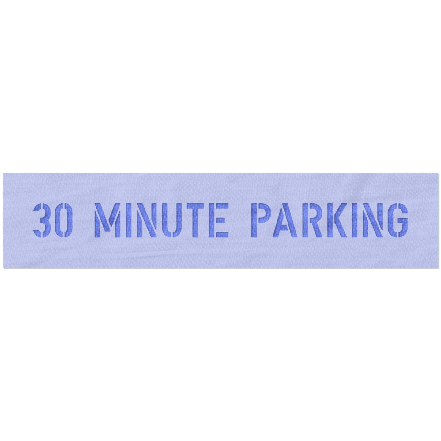 30 Minute Parking Stencil