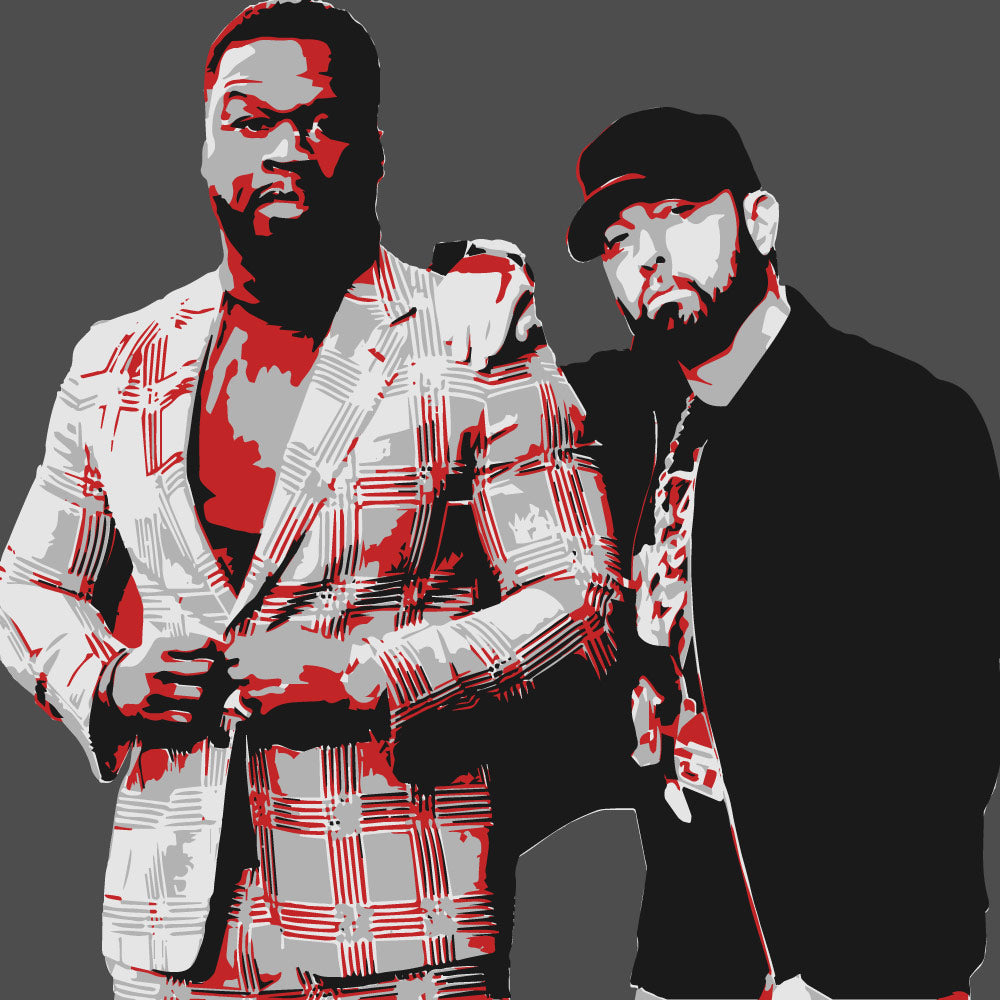 50 Cent and Eminem Layer Stencil Set