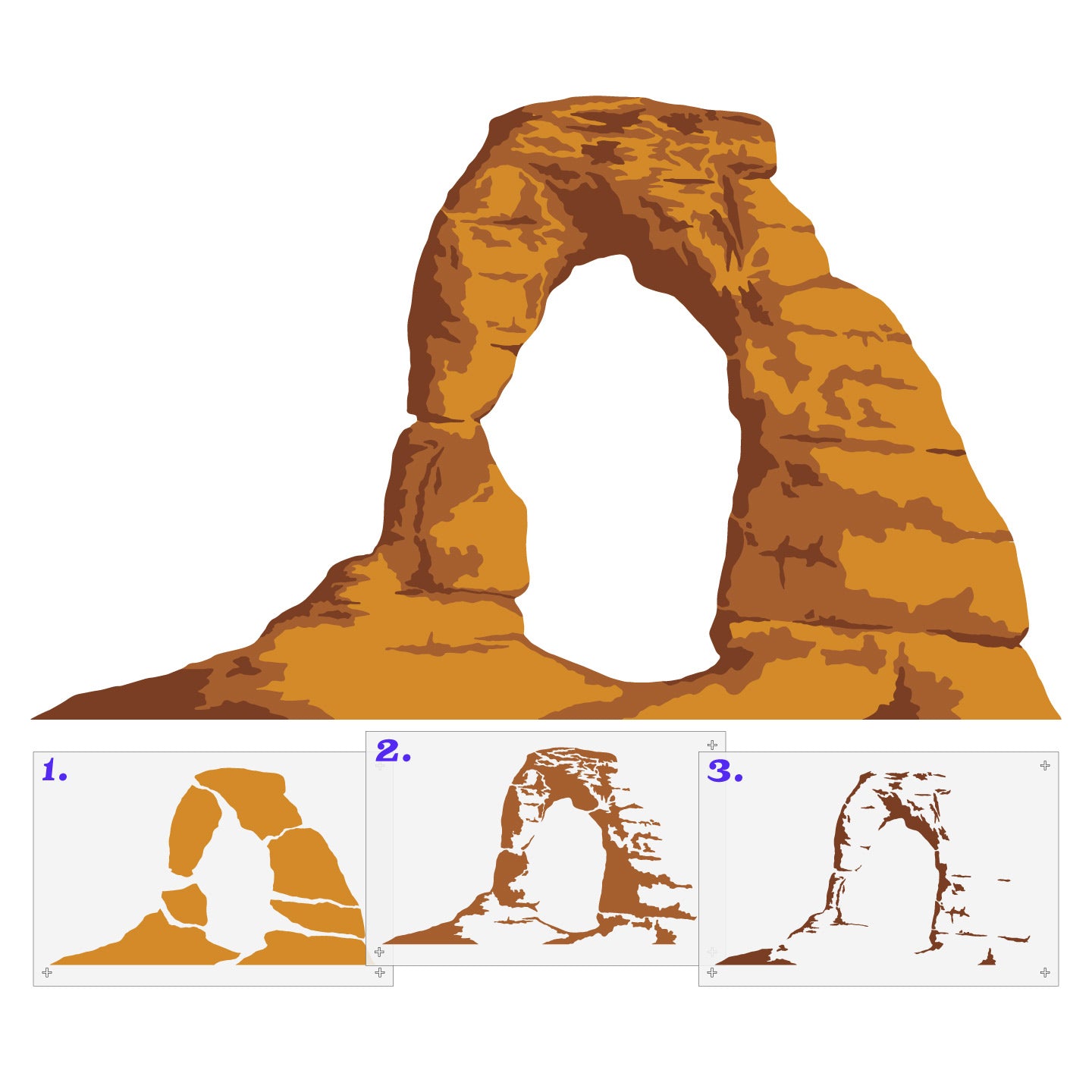 Arches National Park Stencil