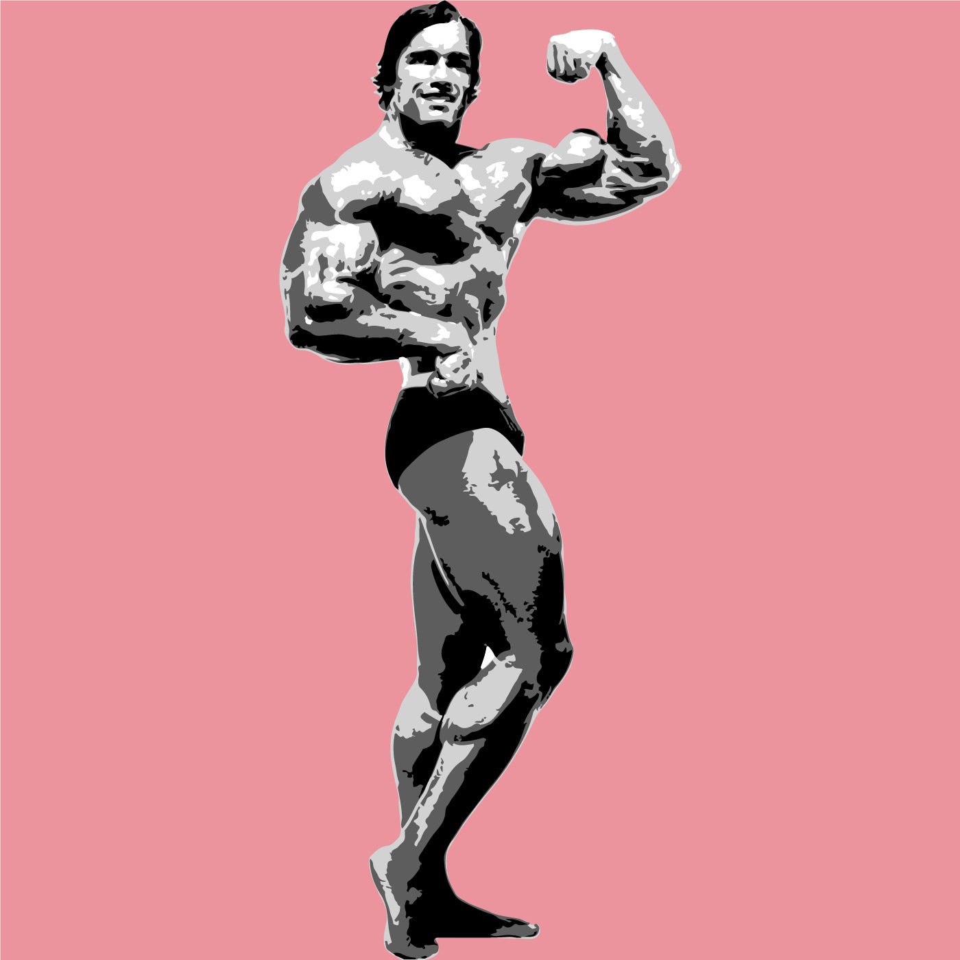 Arnold Schwarzenegger Bodybuilding Layer Stencil Set