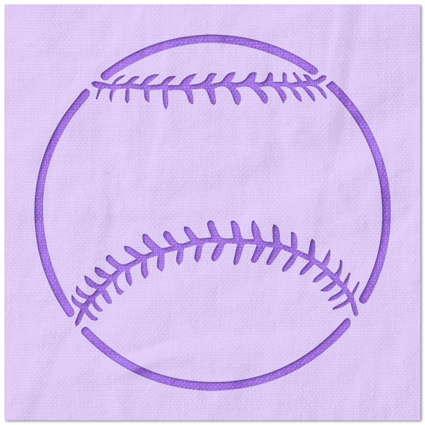 Baseball Stencil