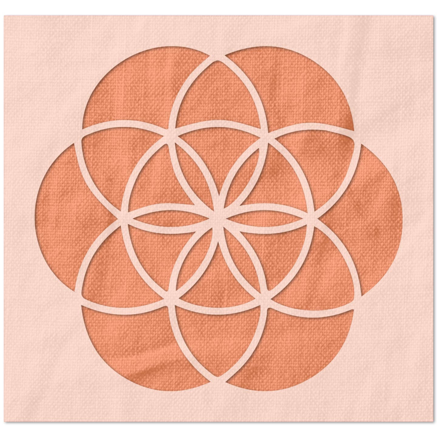 Flower of Life Pattern Stencil
