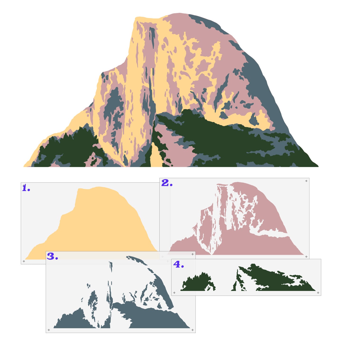 Yosemite Wall Mural Kit