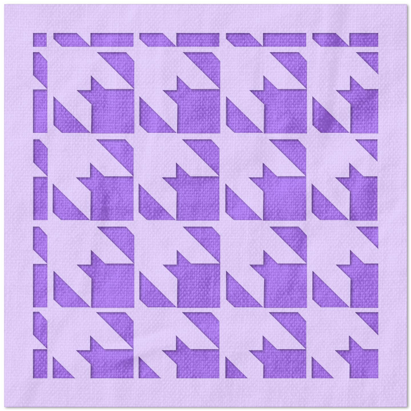 Houndstooth Pattern Stencil