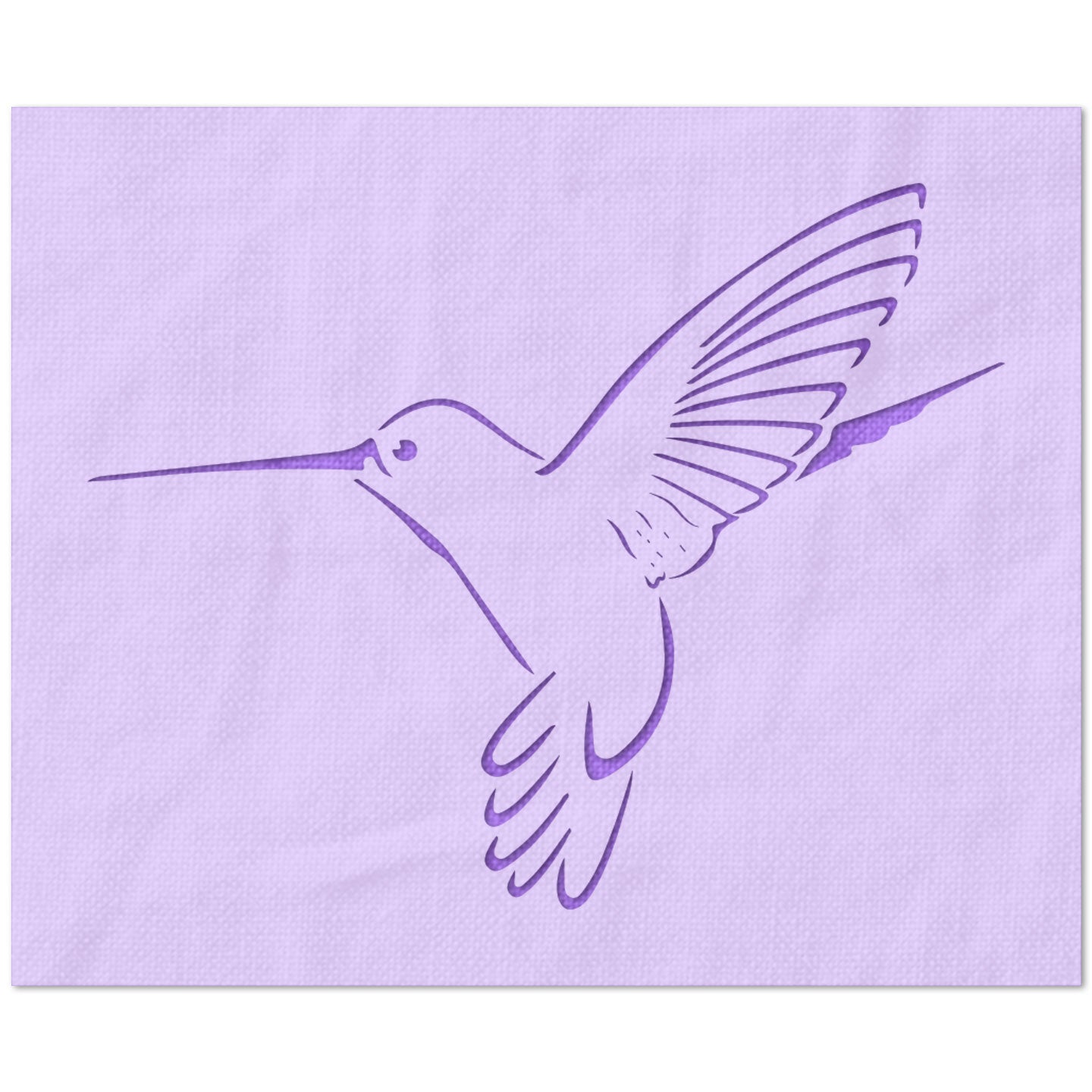 Hummingbird Stencil