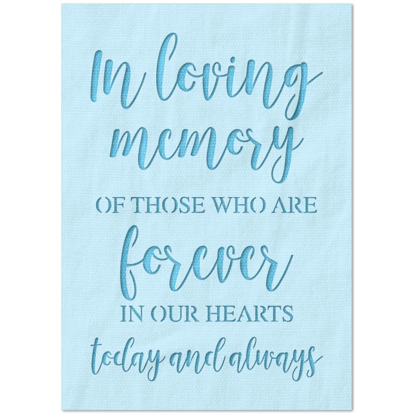 In Loving Memory Stencil