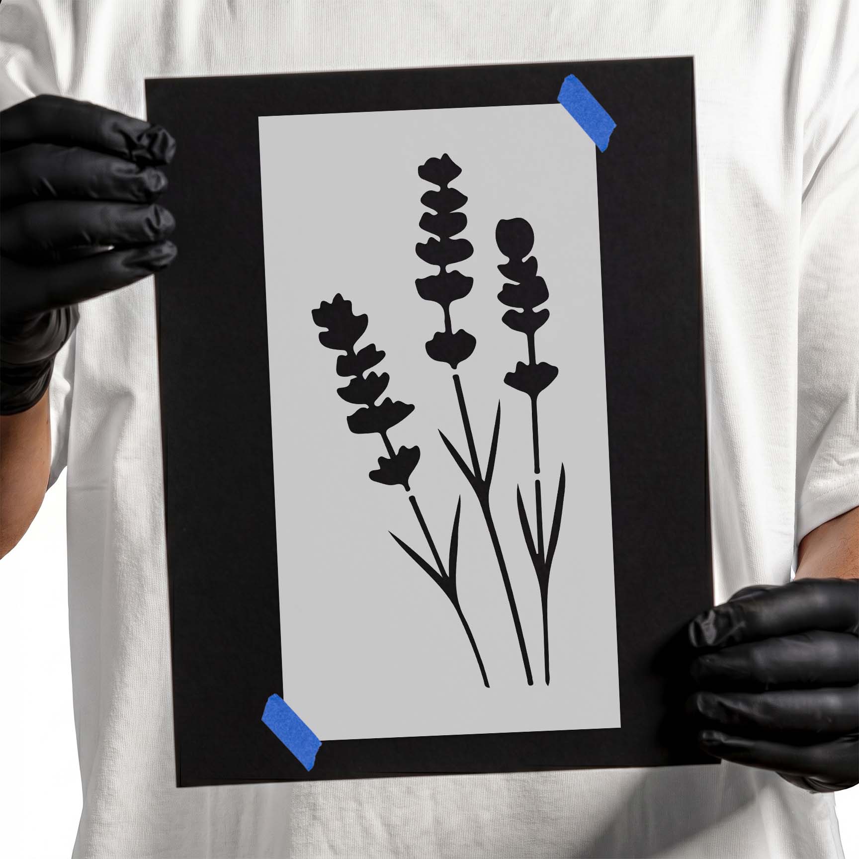 Lavender Stencil