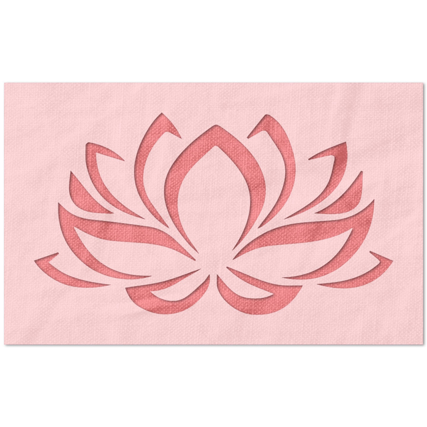 Lotus Stencil