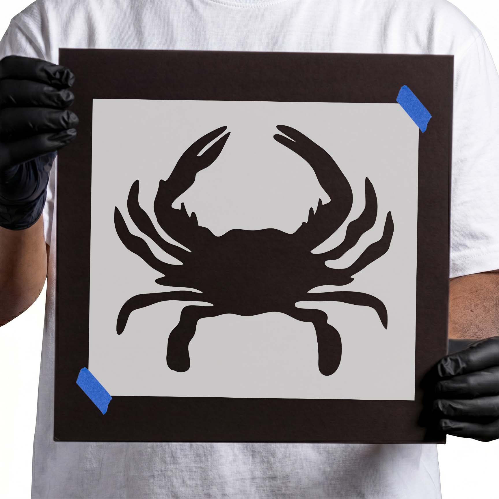 Maryland / Baltimore Crab Logo Stencil