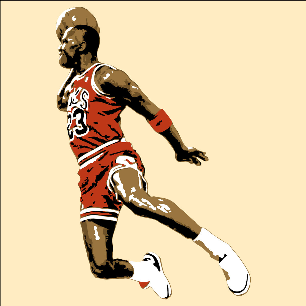 Michael Jordan Dunk Contest Layered Stencil Set