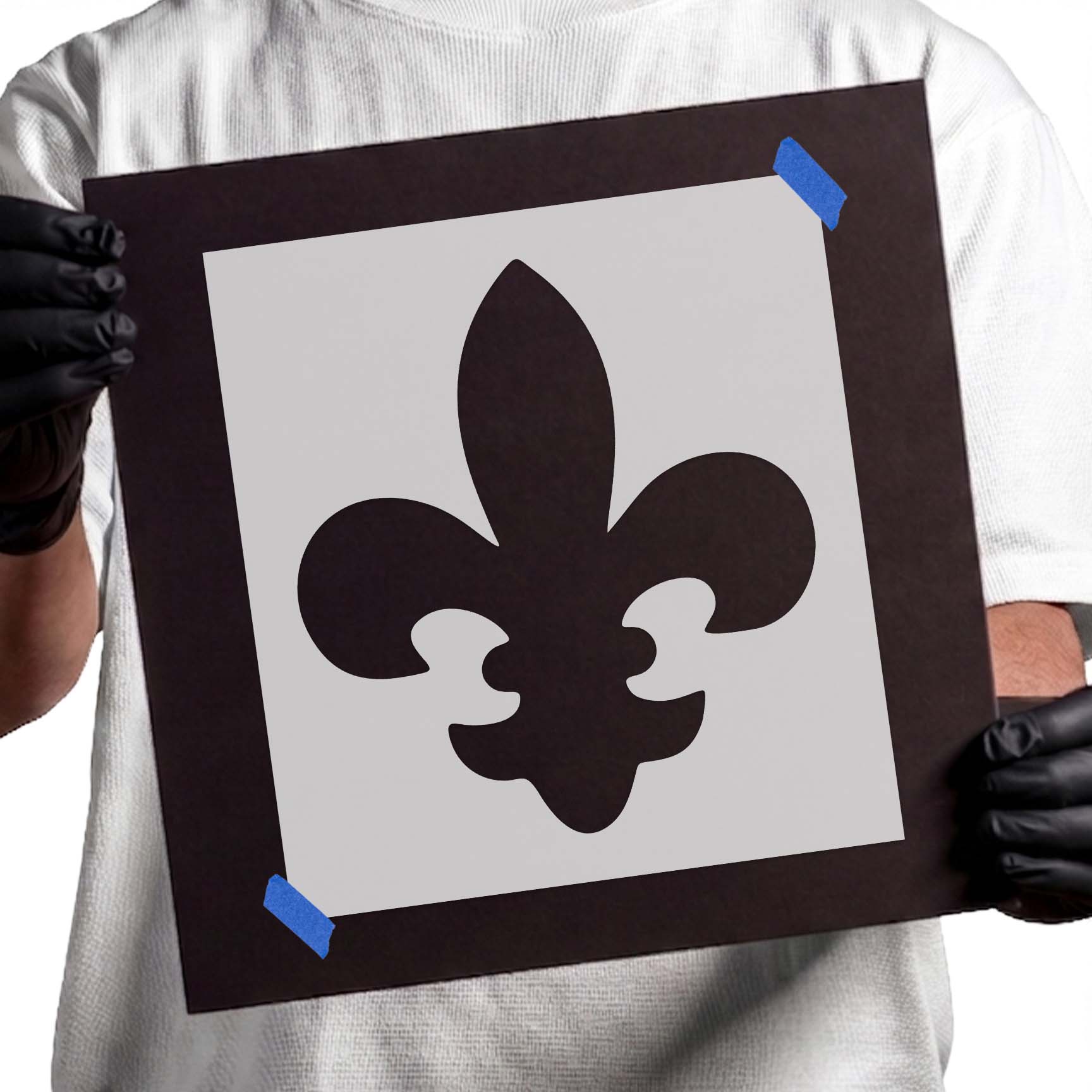 New Orleans Fleur-de-lis Stencil