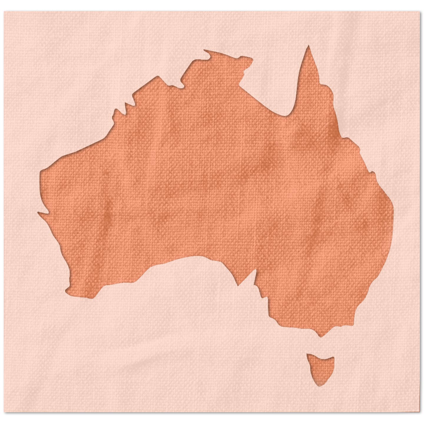 Australia Outline Stencil