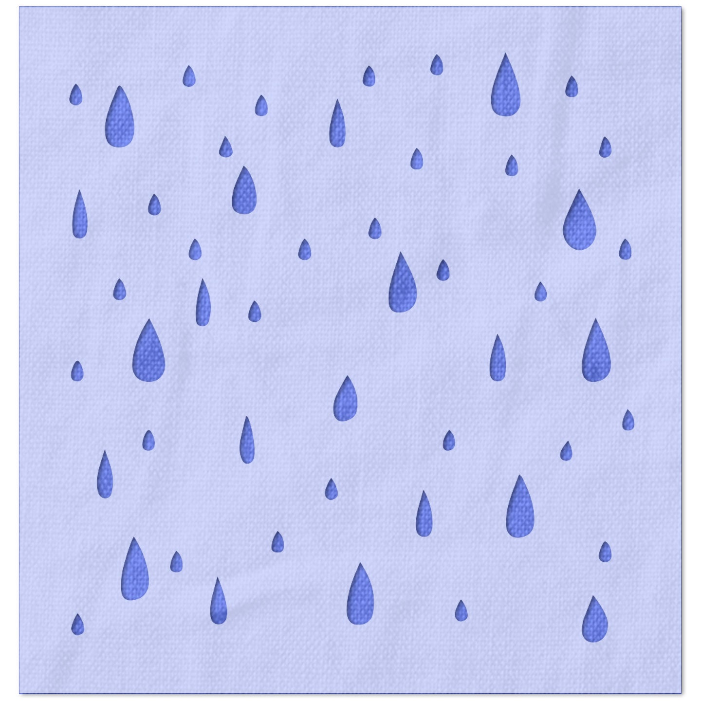 Raindrops Stencil