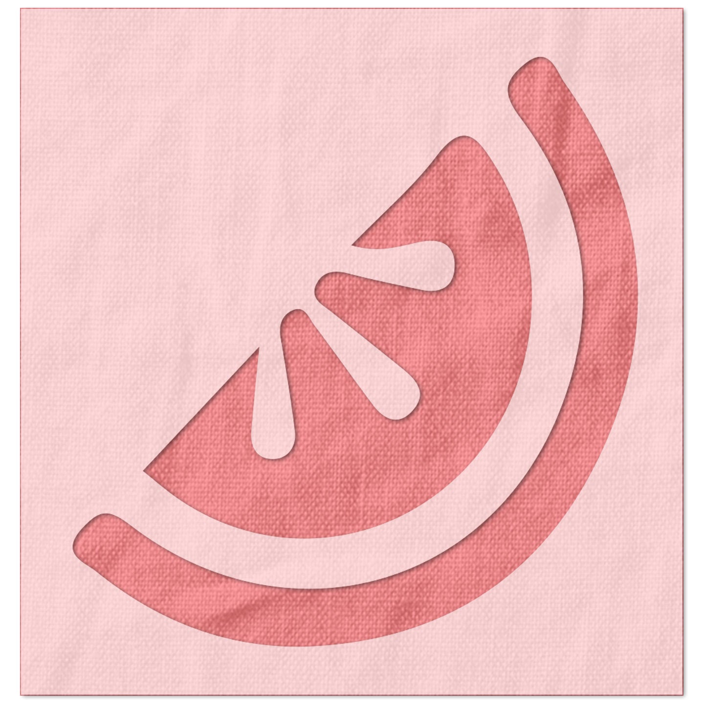 Watermelon Slice Stencil