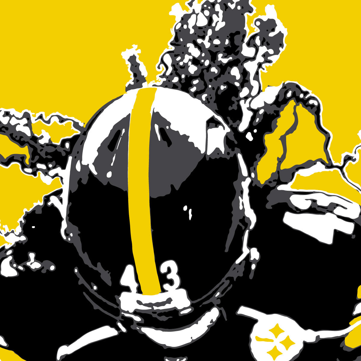 Troy Polamalu Layered Stencil Set