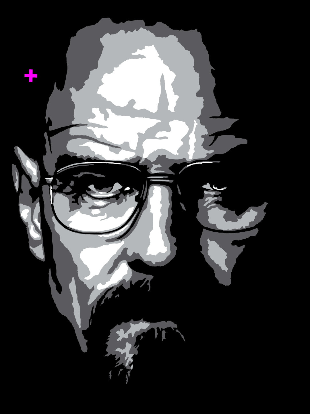 Walter White Layered Stencil Set