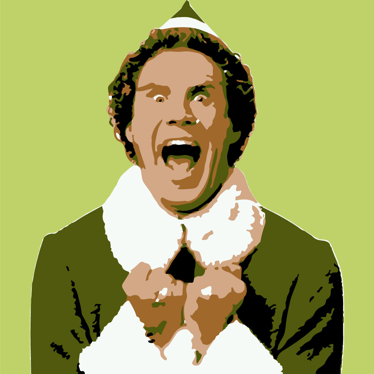 Conjunto de plantillas en capas Will Ferrell "Elf"