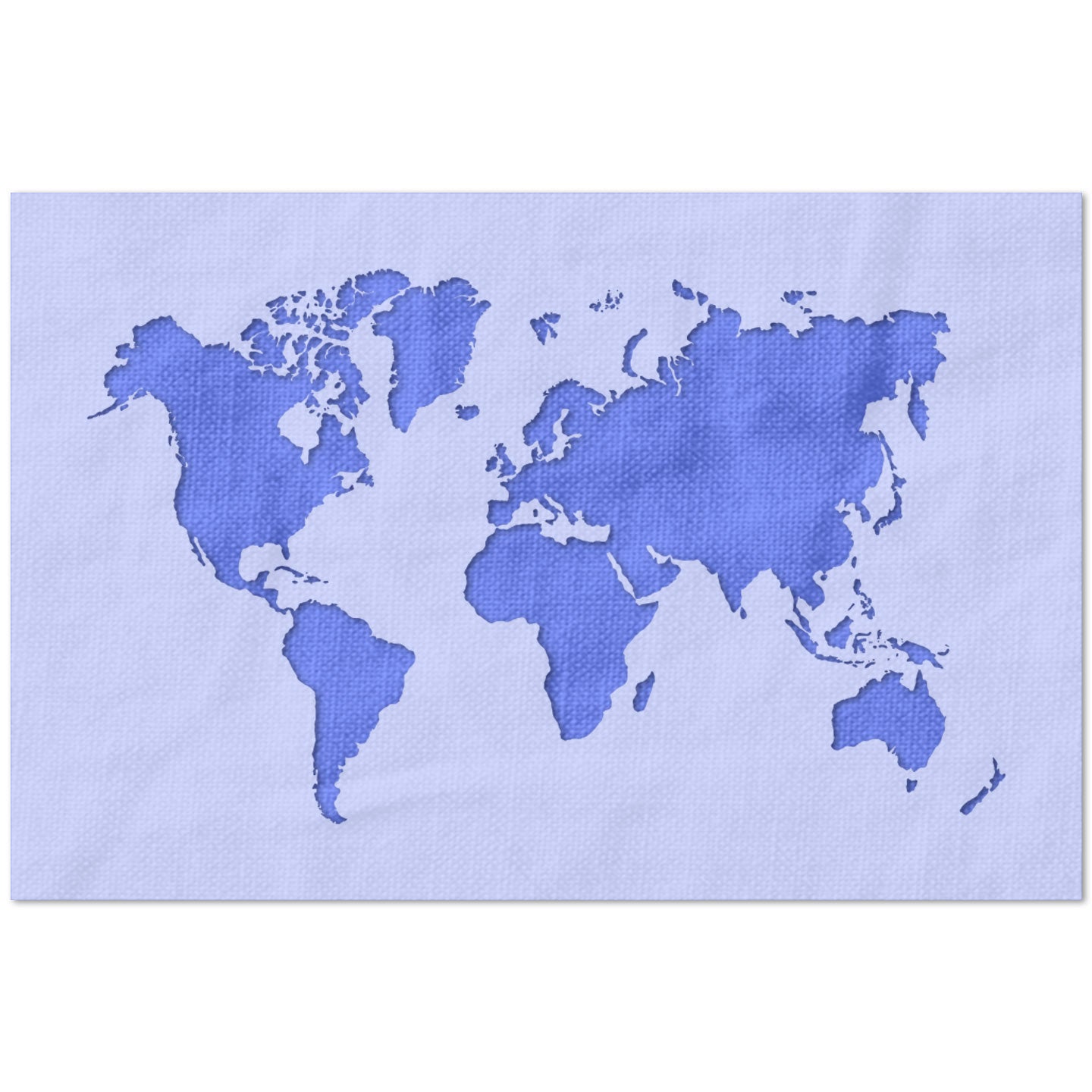 World Map Stencil