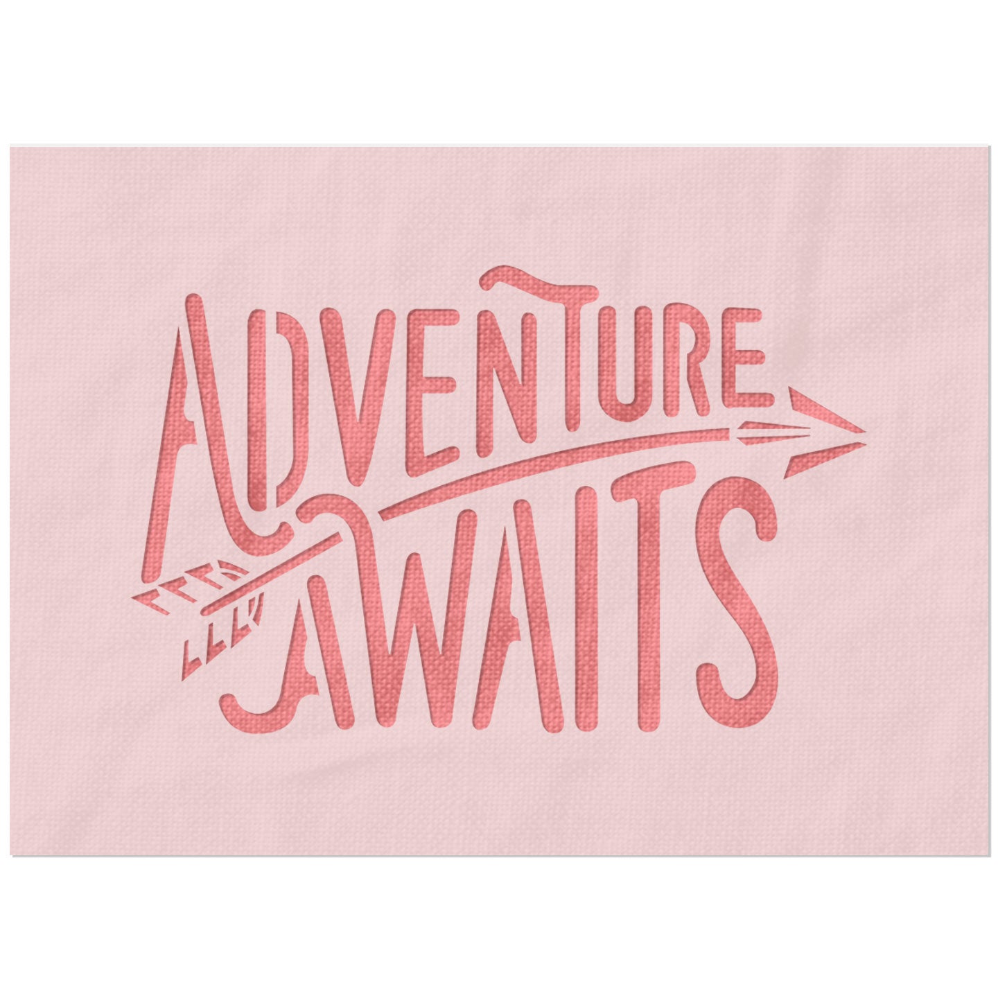 Adventure Awaits Inspirational Stencil