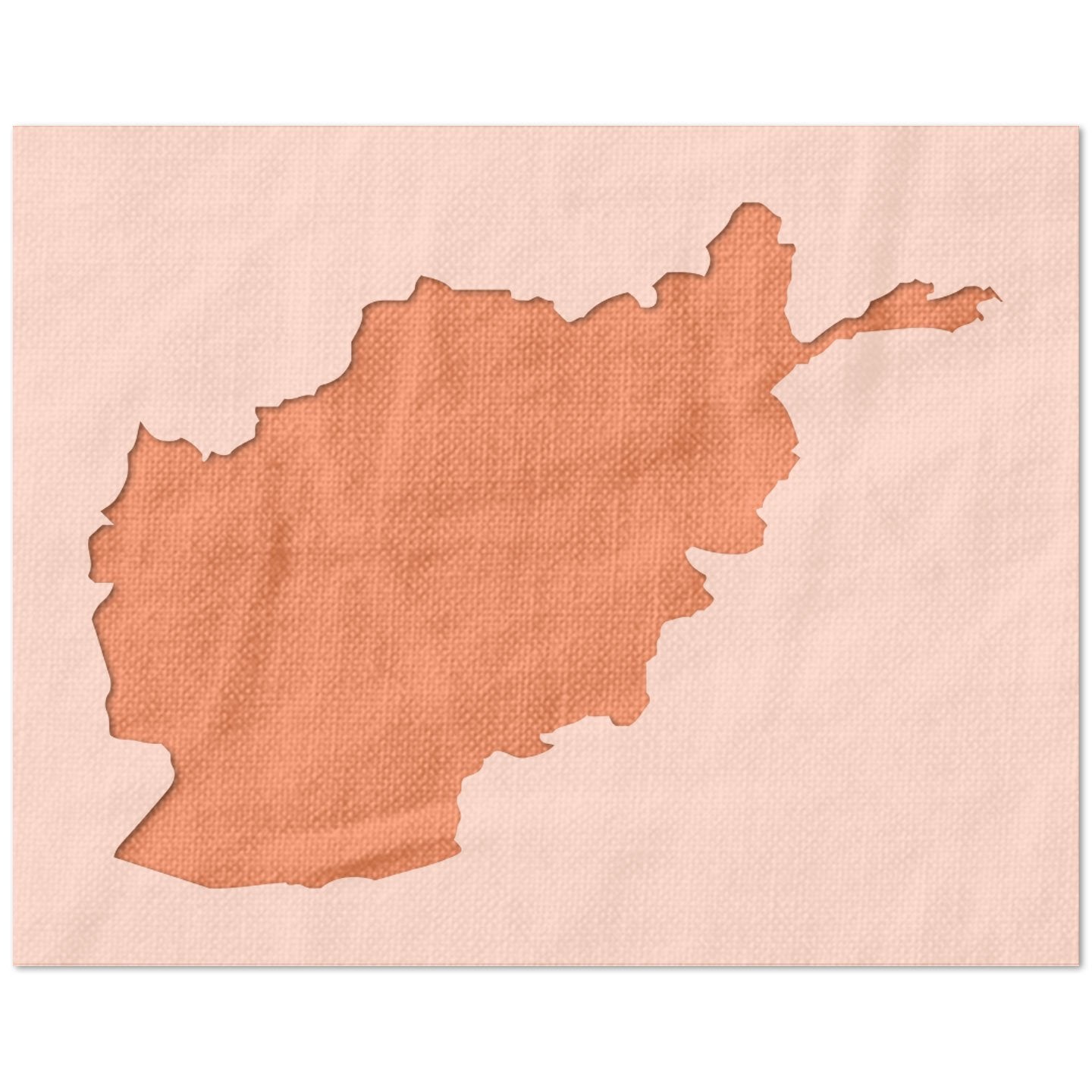 Afghanistan Stencil