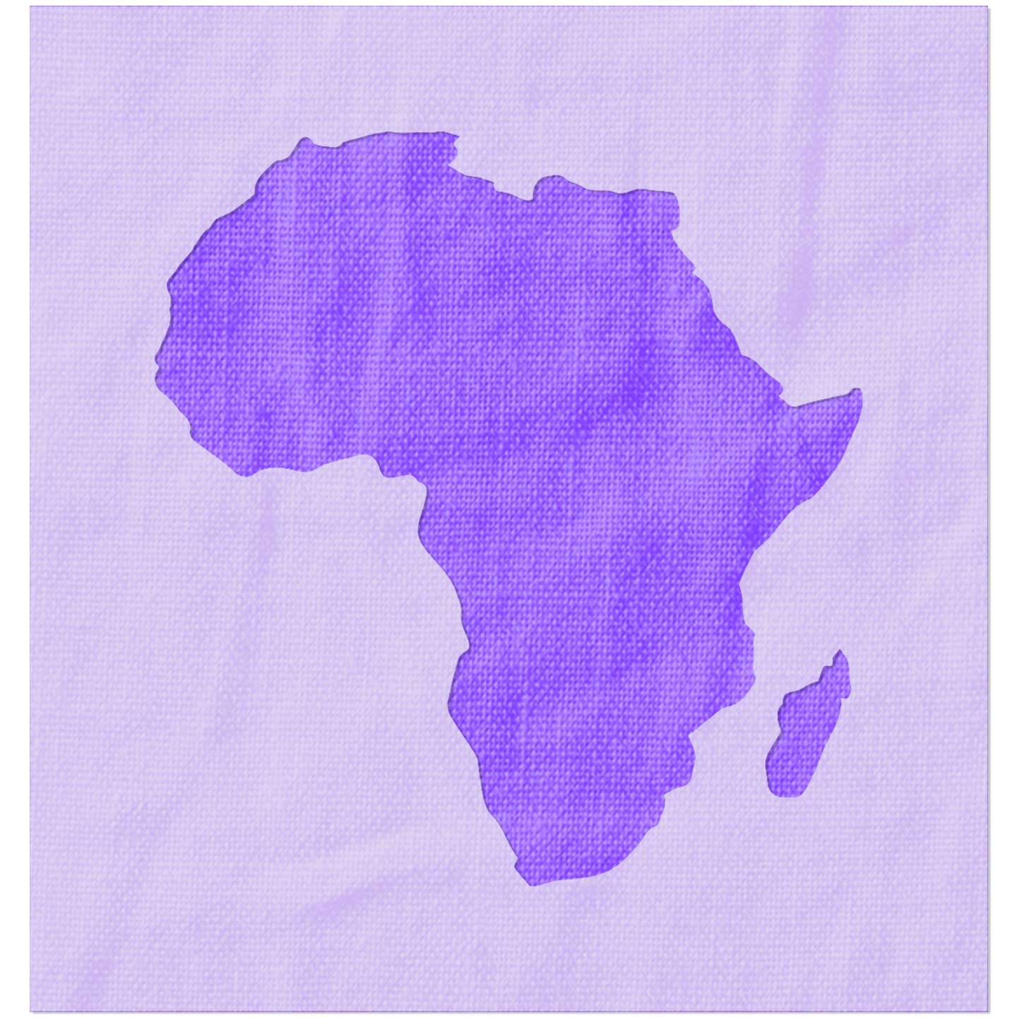 Africa Shape Stencil
