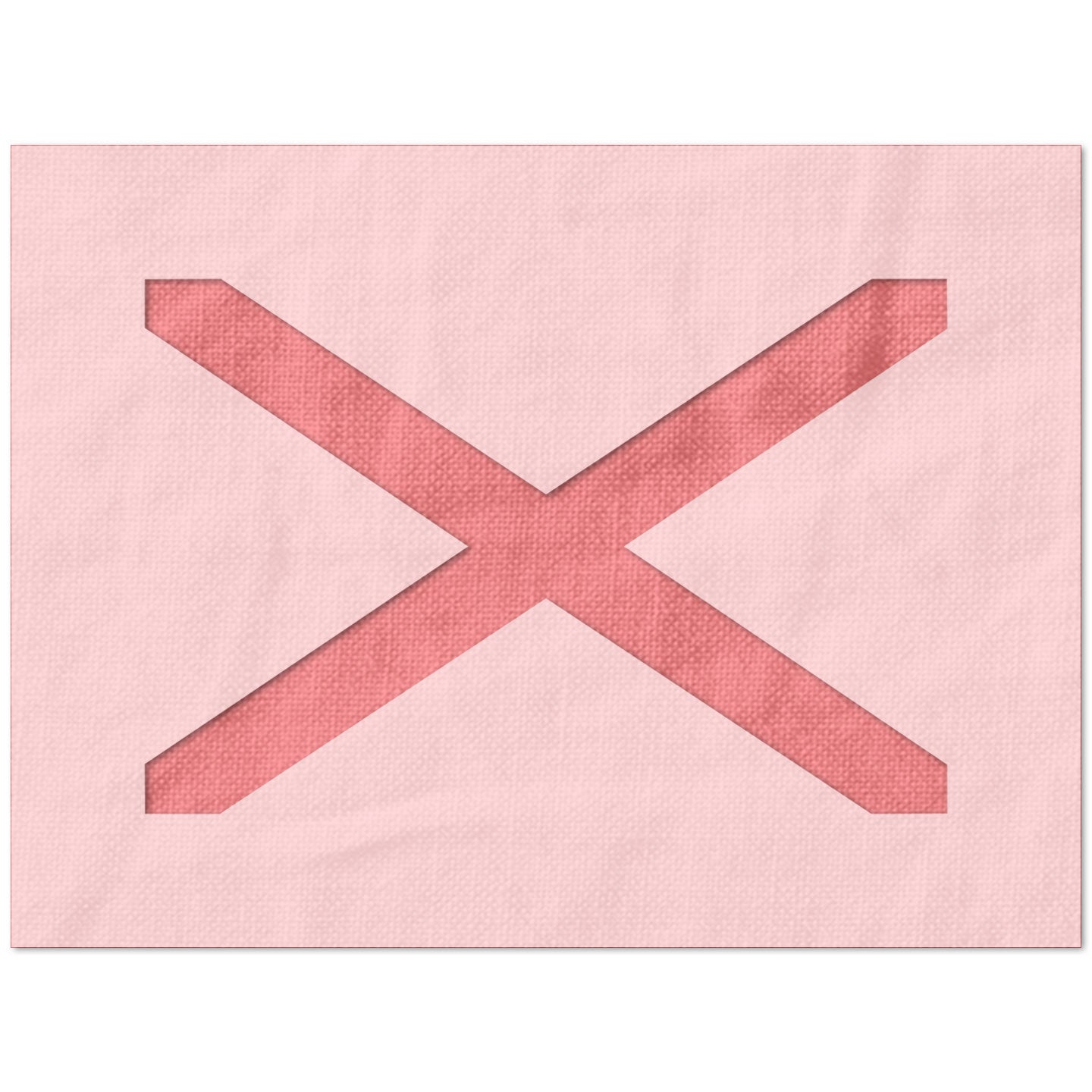 Alabama State Flag Stencil