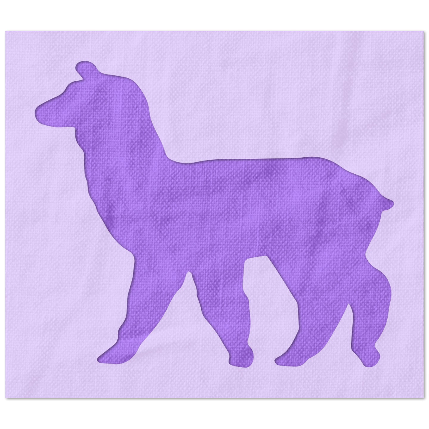 Alpaca Walking Stencil