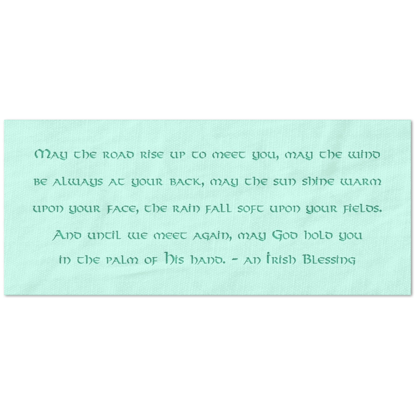 An Irish Blessing Quote Stencil