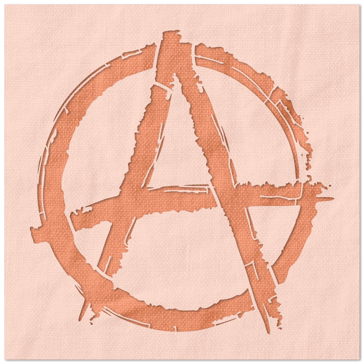 Anarchism Symbol Stencil