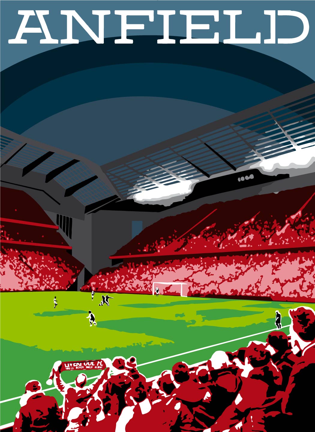 Anfield Liverpool Layered Stencil Set