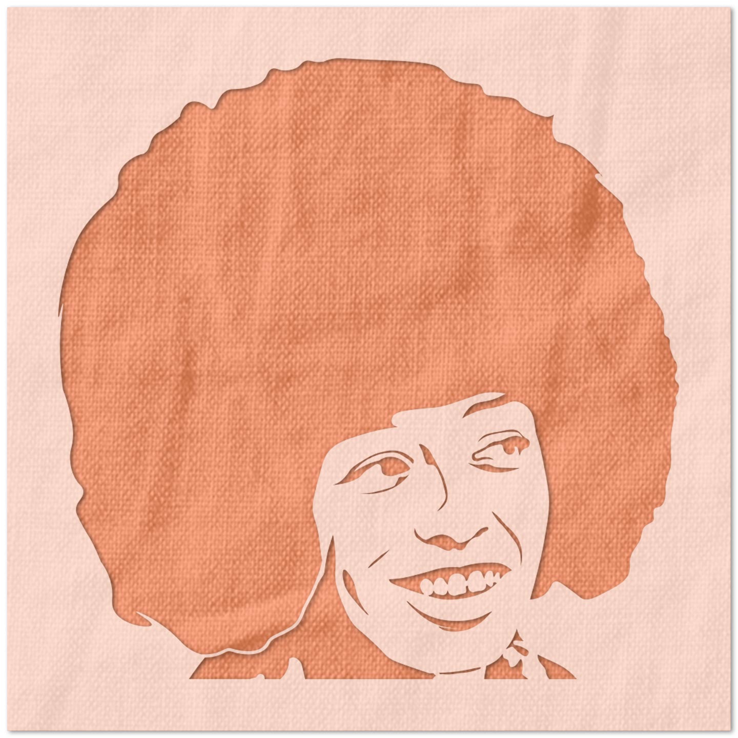 Angela Davis Stencil