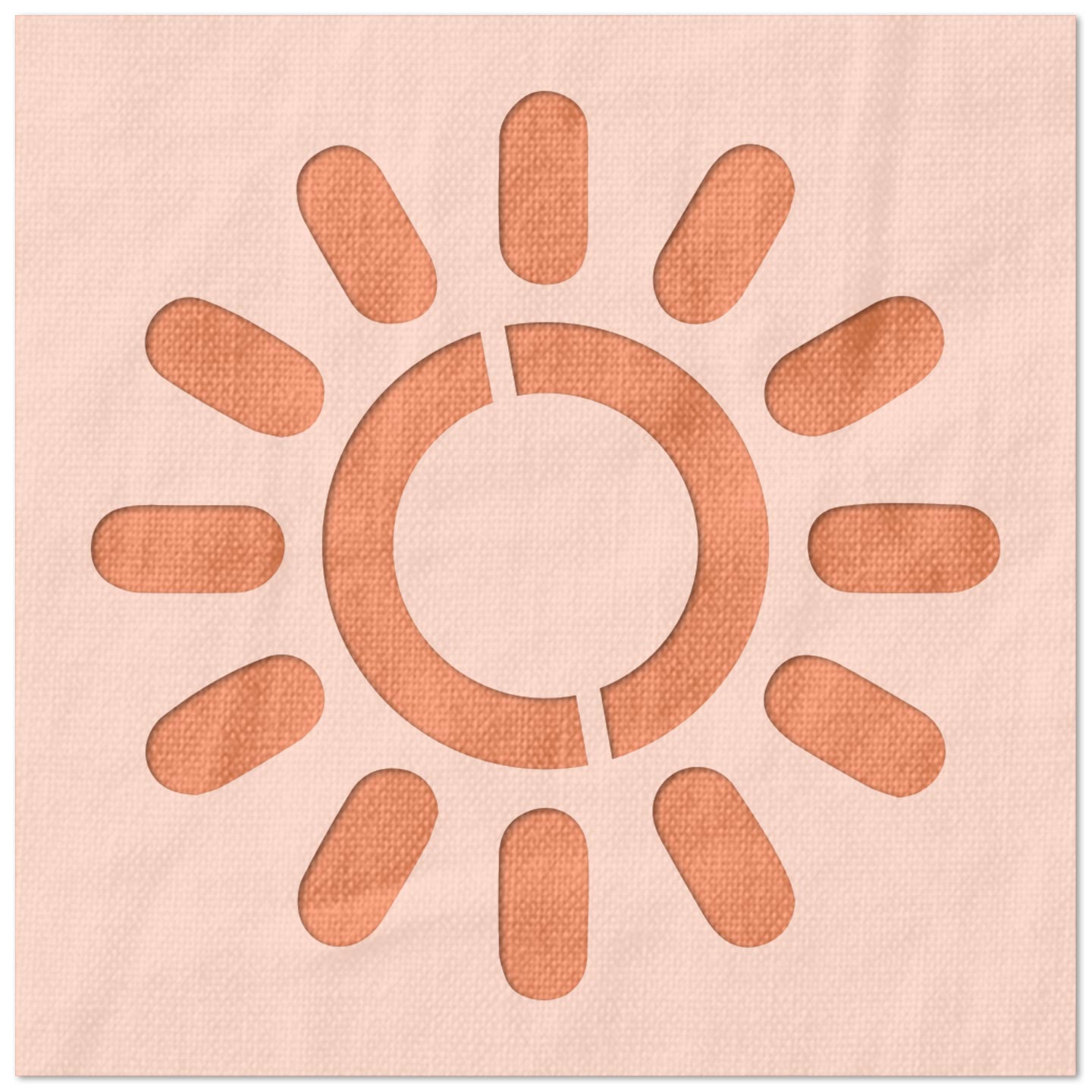 Animated Sun Stencil