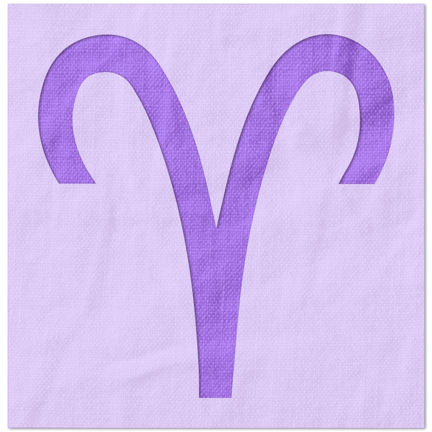 Aries Symbol Stencil