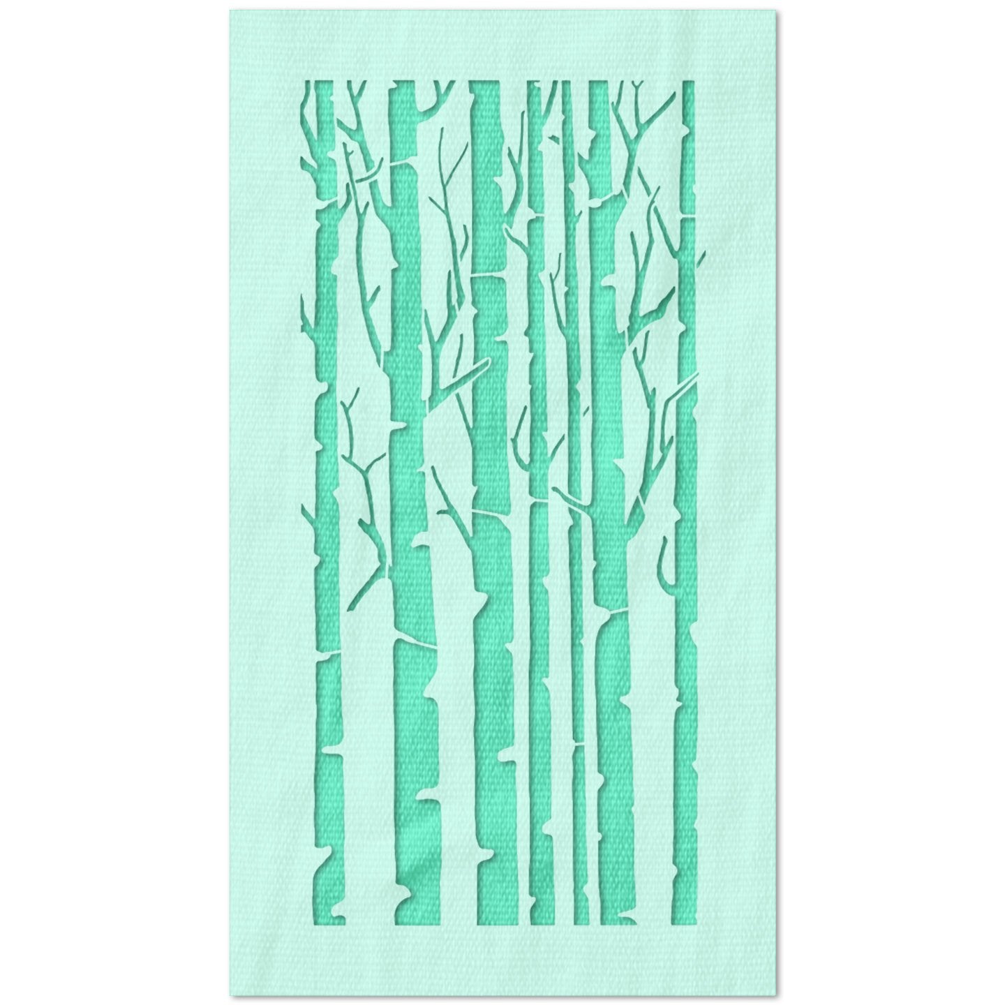 Aspen Trees Pattern Stencil