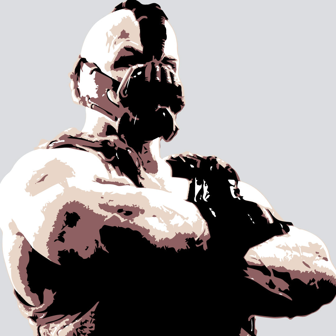 Bane "The Dark Night Rises" Layer Stencil Set